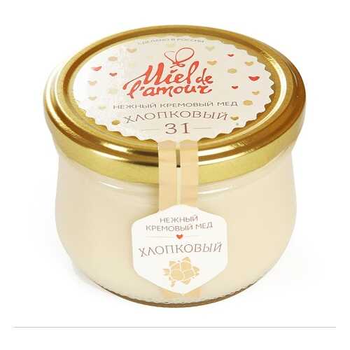 Крем-мед хлопковый, Miel de lamour, 250 г, Россия в Верный