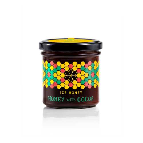 Мед Ice honey с какао (Honey with Cocoa) 200 г в Верный