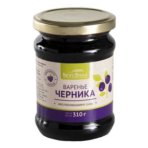 Варенье черничное 310 г в Верный