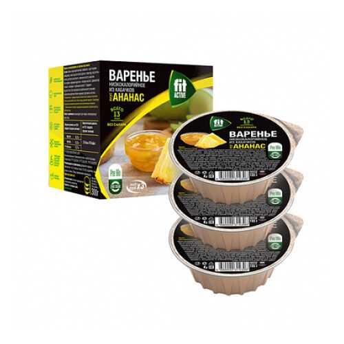 Варенье из кабачков с ананасом Fit Parad 3 шт в Верный