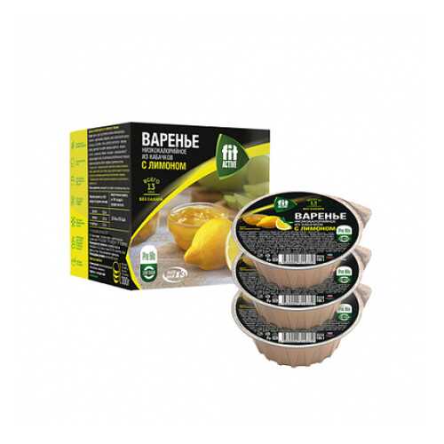 Варенье из кабачков с лимоном Fit Parad 3 шт в Верный