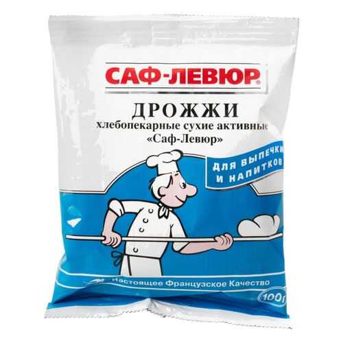 Дрожжи хлебопекарные Саф-левюр сухие активные 100 г в Верный