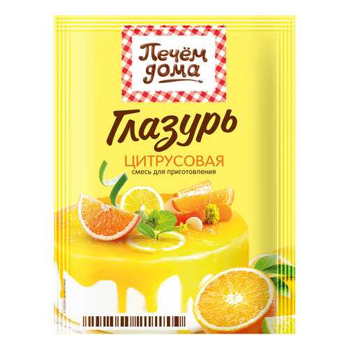 Глазурь печем дома Русский Продукт цитрусовая 90 г в Верный
