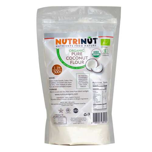 Кокосовая мука Nutrinut organic coconut flour 500 г в Верный