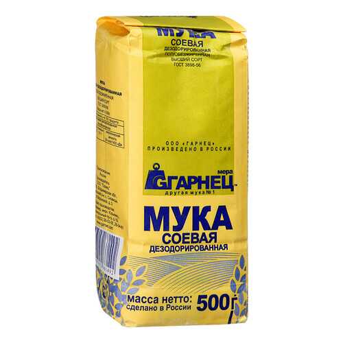 Мука Гарнец соевая дезодорированная 500 г в Верный