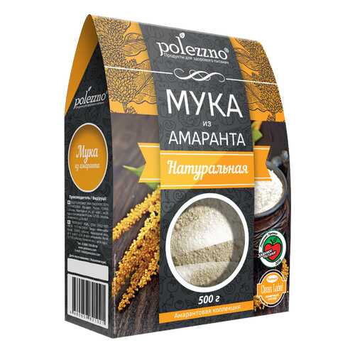 Мука Polezzno амарантовая 500 г в Верный