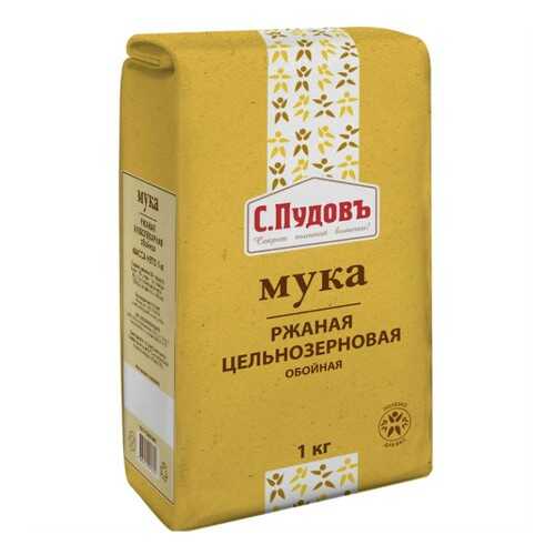 Мука ржаная цельнозерновая С.Пудовъ 1 кг в Верный