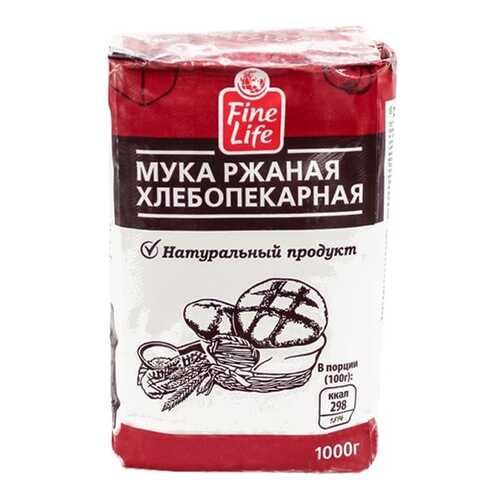 Мука ржаная Fine Life хлебопекарная 1 кг в Верный