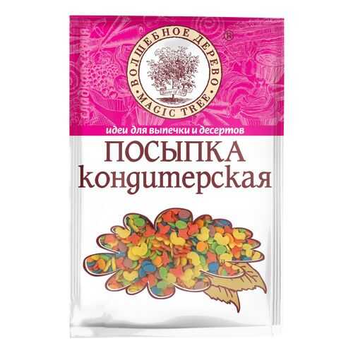 Посыпка кондитерская Волшебное дерево пасхальная смесь 40 г в Верный