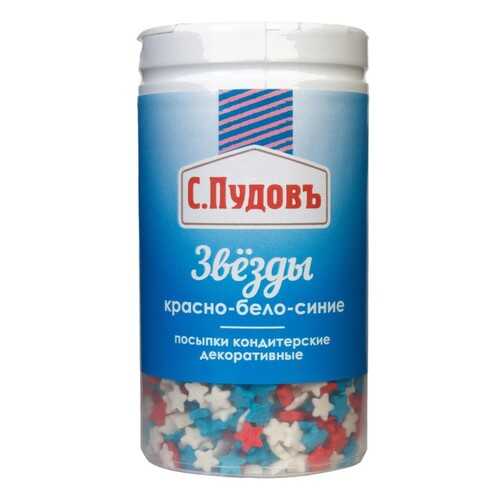 Посыпка звезды красно-бело-синие С.Пудовъ 45 г в Верный