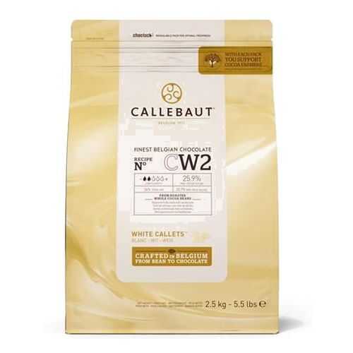 Шоколад белый Callebaut (CW2-RT-U71) 2.5 кг в Верный
