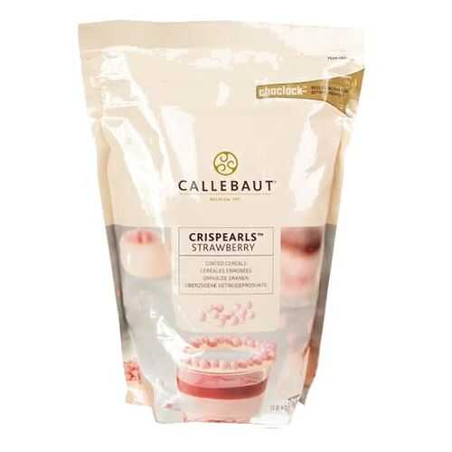 Шоколадные драже Callebaut Crispearls Strawberry из клубничного шоколада 800 г в Верный