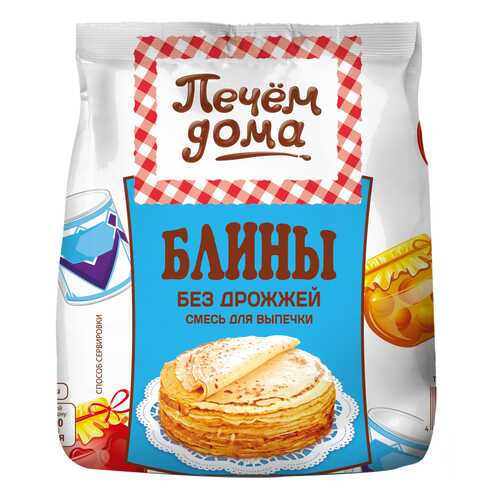 Смесь для выпечки Печем дома блины без дрожжей 300 г в Верный