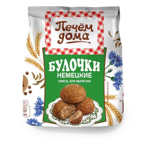 Смесь для выпечки Печем Дома булочки немецкие 300 г в Верный
