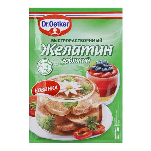 Желатин Dr.Oetker говяжий быстрорастворимый пищевой 20 г в Верный
