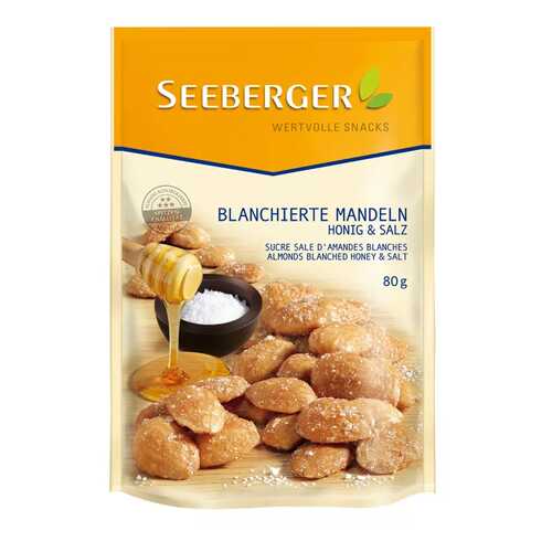 Миндаль жареный с солью и медом Seeberger 80 г в Верный