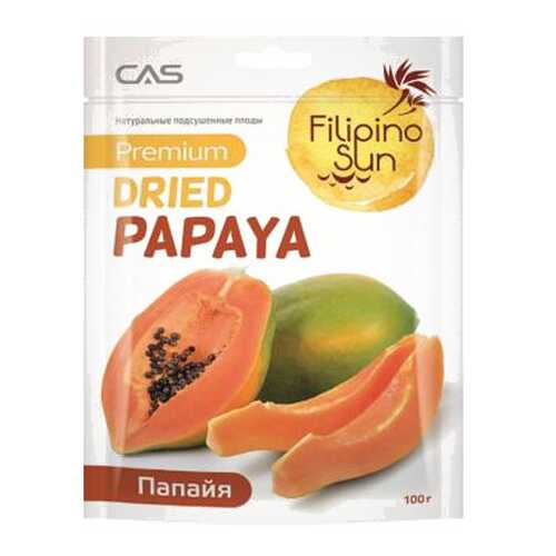 Папайя Filipino Sun сушеные плоды 100 г в Верный