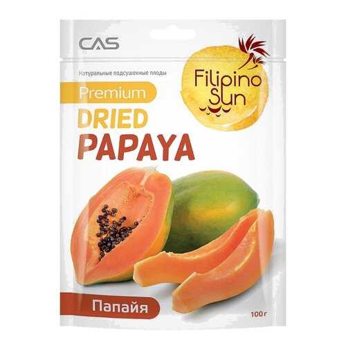 Плоды папайи сушеные Filipino Sun 100 г в Верный