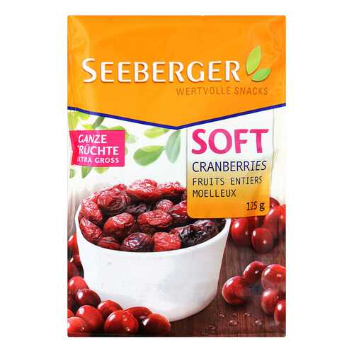 Сухофрукты Seeberger клюква мягкая 125 г в Верный