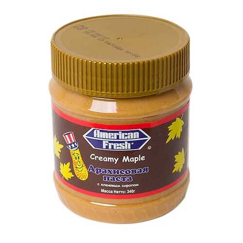 Арахисовая паста American Fresh с кленовым сиропом 340 г в Верный