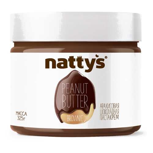 Арахисовая паста Nattys Brownie с тертым какао 325 г в Верный