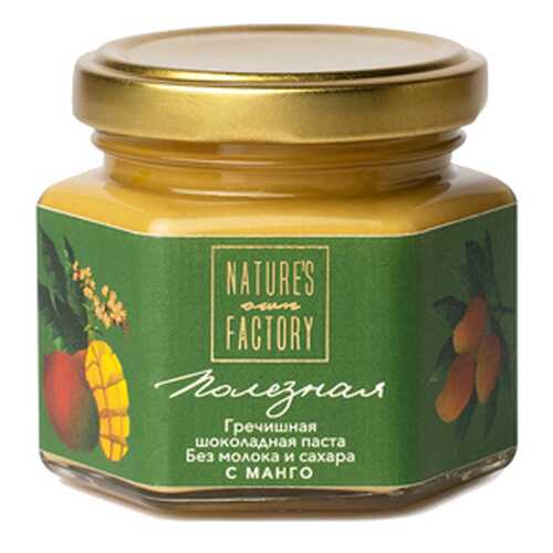 Паста гречишная шоколадная с манго Nature's own Factory 120 г в Верный