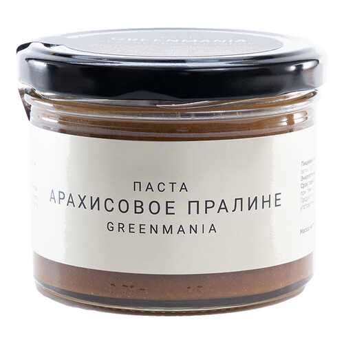 Паста GreenMania арахисовое пралине 200 г в Верный