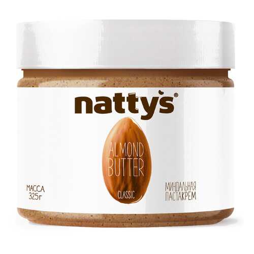 Паста Nattys Classic миндальная без меда 325 г в Верный