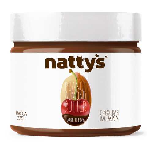 Паста Nattys Dark cherry ореховая с вишней и мёдом 325 г в Верный