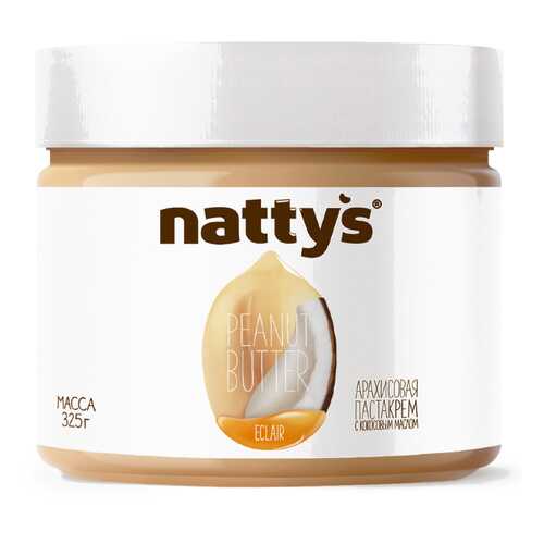Паста Nattys Eclair арахисовая с кокосовым маслом и мёдом в Верный
