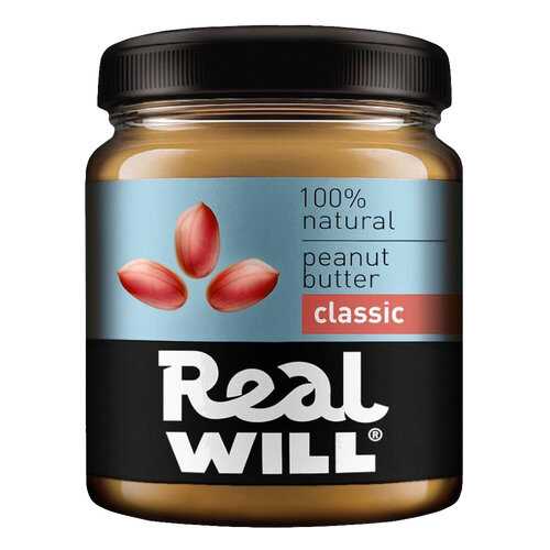 Real Will Peanut butter классическая 500 г в Верный