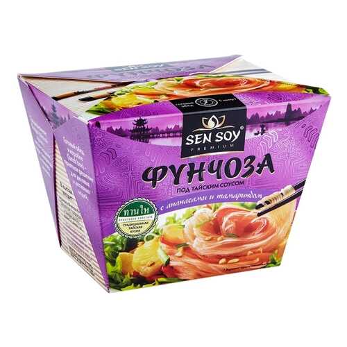 Фунчоза Sen Soy под тайским соусом с ананасом и тамариндом 125 г в Верный