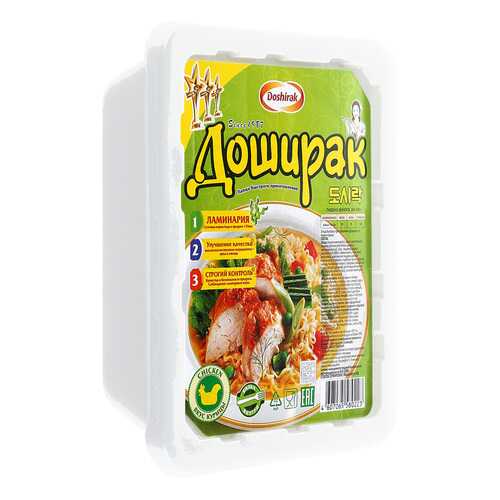 Лапша быстрого приготовления Доширак со вкусом курицы 90 г в Верный