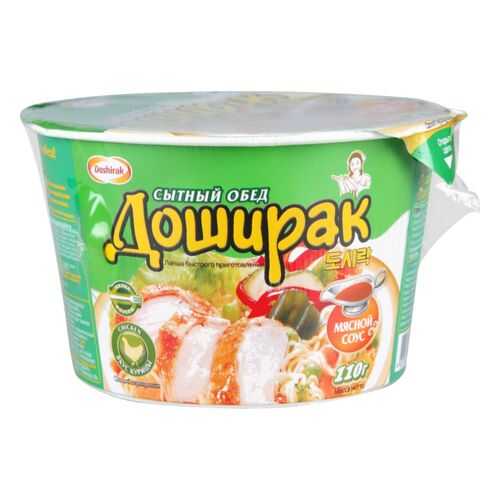 Лапша быстрого приготовления Doshirak сытный обед со вкусом курицы 110 г в Верный