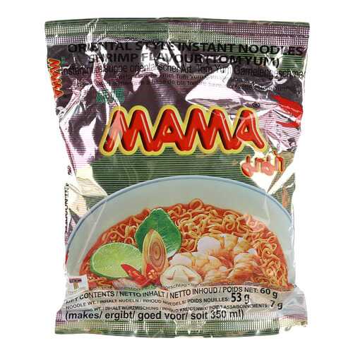 Лапша быстрого приготовления Mama со вкусом кремовый том-ям 55 г в Верный