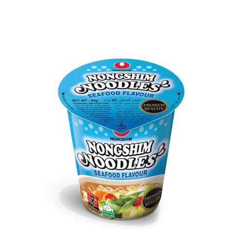 Лапша быстрого приготовления Nongshim с морепродуктами стакан 65 г в Верный
