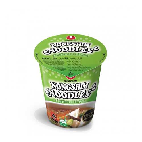 Лапша быстрого приготовления Nongshim с овощами стакан 65 г в Верный