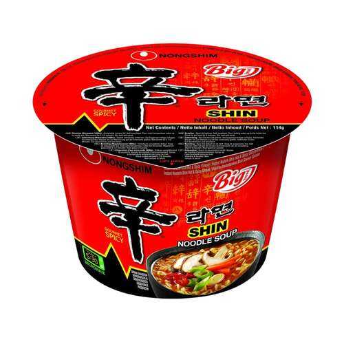 Лапша быстрого приготовления Шин Рамен Nongshim чашка 114 г в Верный