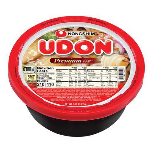 Лапша быстрого приготовления Удон Nongshim, чашка 276 г в Верный