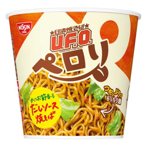 Лапша Nissin U.F.O с ароматом тунца кацуо и овощным соусом стакан 74 г в Верный