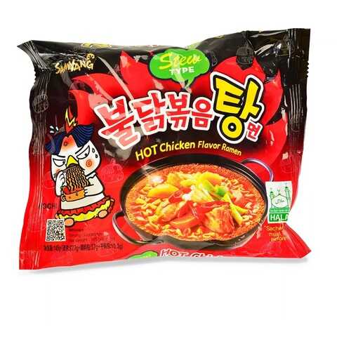 Лапша Samyang острая с курицей, 145 г, Южная Корея в Верный