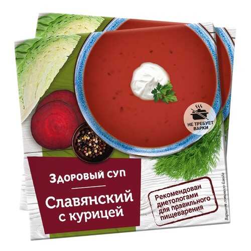 Суп Здоровый суп славянский с курицей 30 г в Верный
