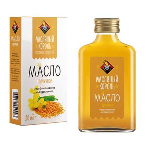 Масло горчичное Масляный король 100% 100 мл в Верный
