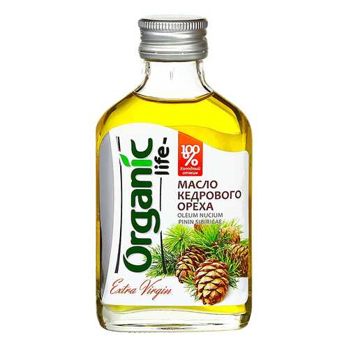Масло кедровое Organic Life пищевое нерафинированное 500 мл в Верный