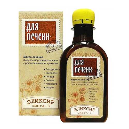 Масло льняное Компас Здоровья для печени 200 мл в Верный