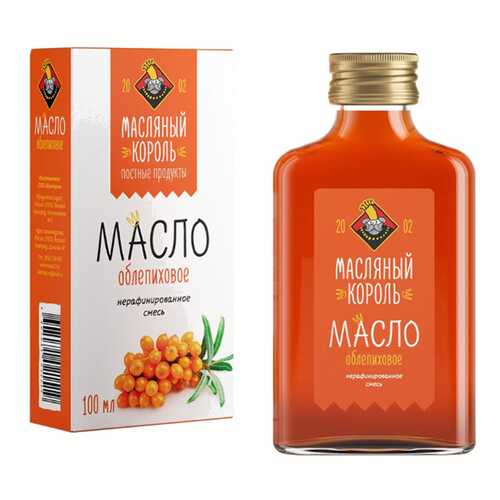 Масло облепиховое Масляный король смесь 100 мл в Верный