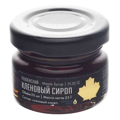 Пензенский кленовый сироп 20 мл в Верный