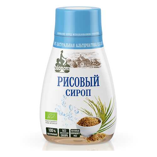 Сироп Bionova рисовый 230 г в Верный