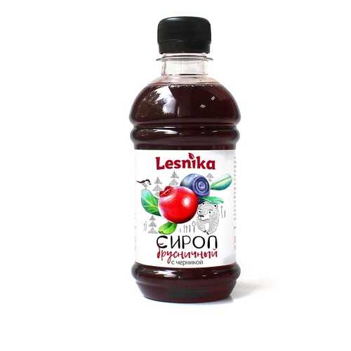 Сироп Lesnika Брусничный с черникой 300мл. в Верный