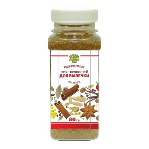 Микс пряностей Organic Food для выпечки и десертов 80 г в Верный